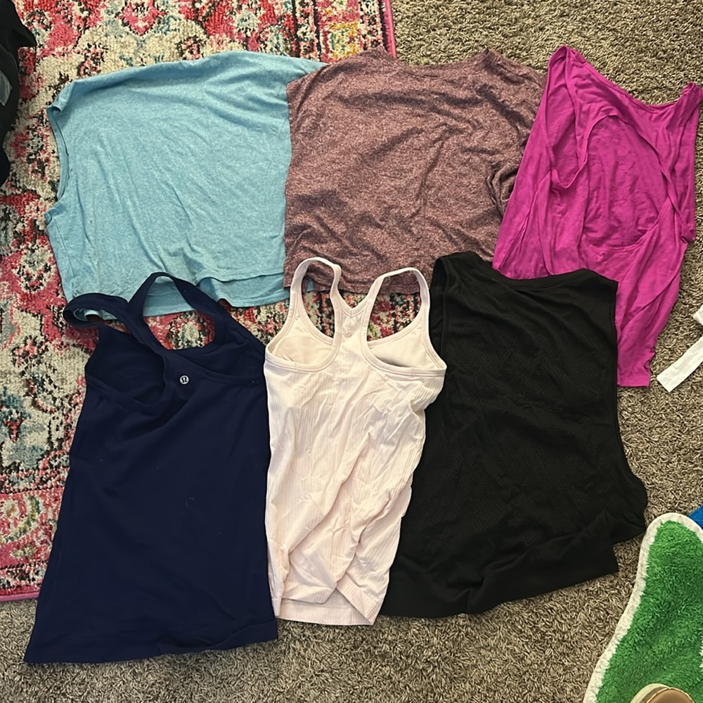 TANK TOP BUNDLE (LULULEMON, OLD NAVY, ETC)